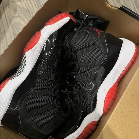 Jordan | Shoes | Jordan Black And Red Sneakers With Iconic  display picture 3